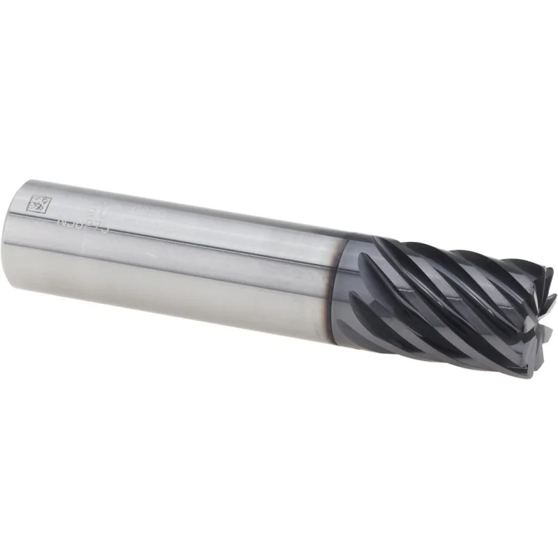 Seco 17002343 Corner Radius End Mill 5/8 in 9 Flute Altin