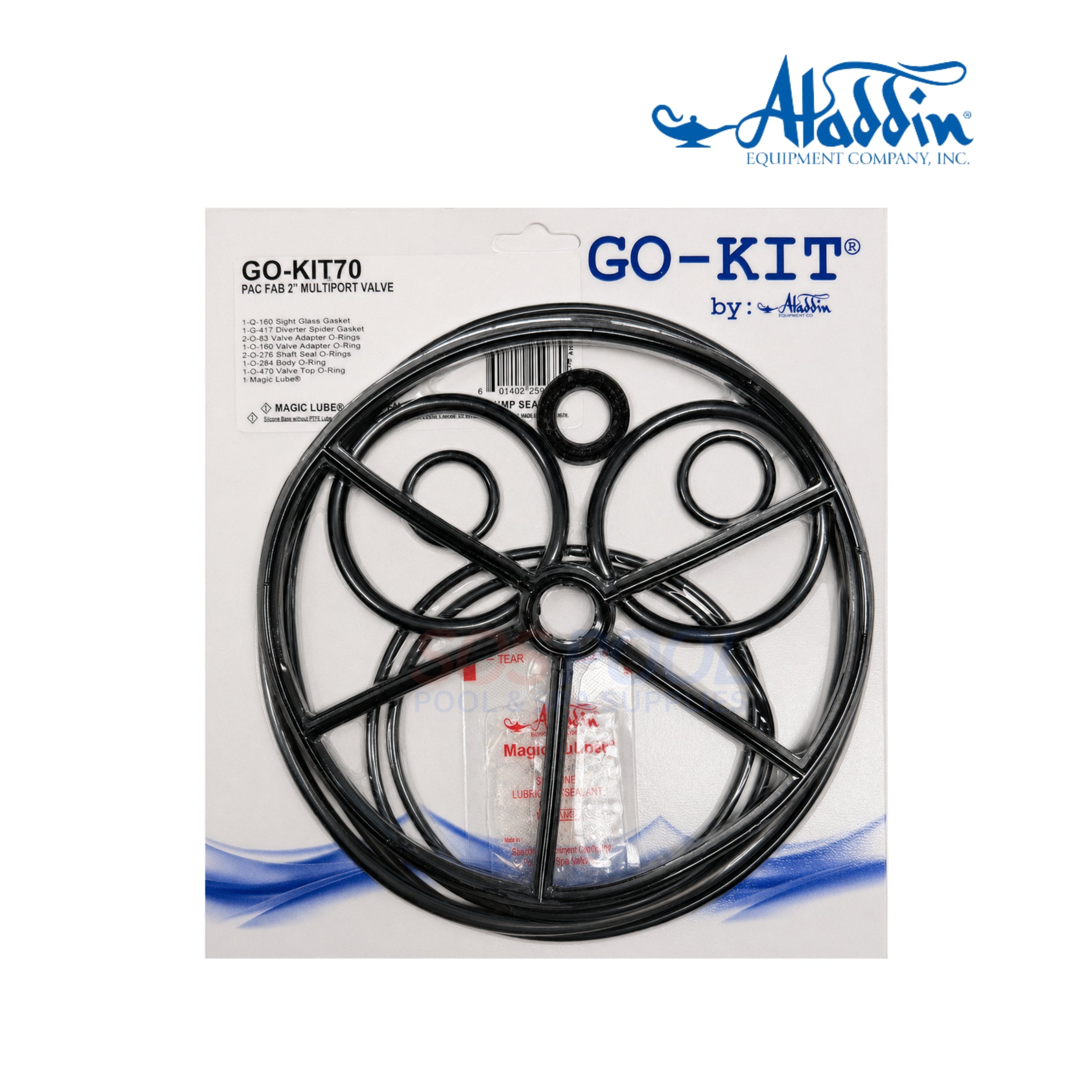 Aladdin PAC-FAB 2" Multiport Valve Rebuild Kit | GO-KIT70