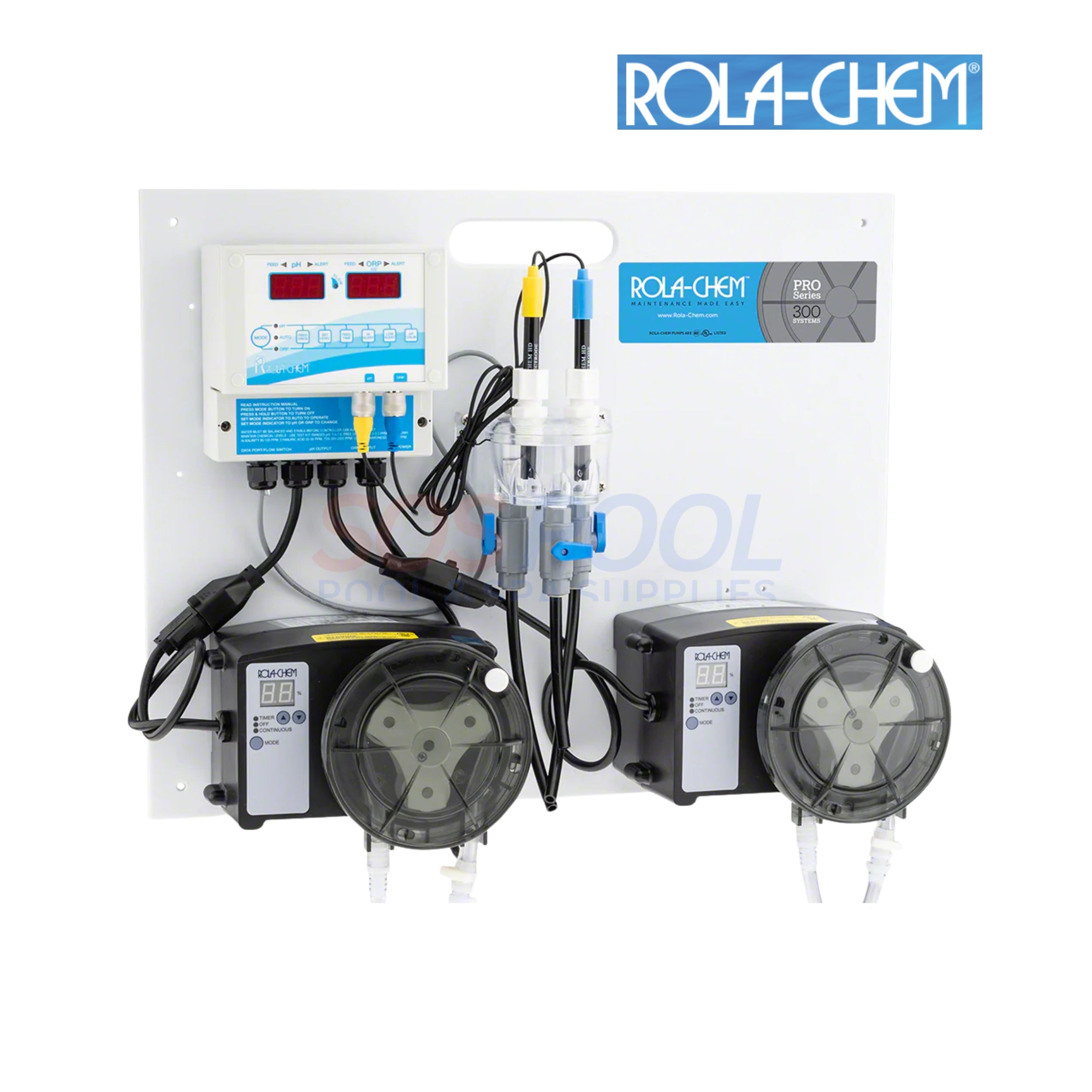 Rola-Chem Digital Controller Dual 38 GPD Peristalic Pumps | 554500