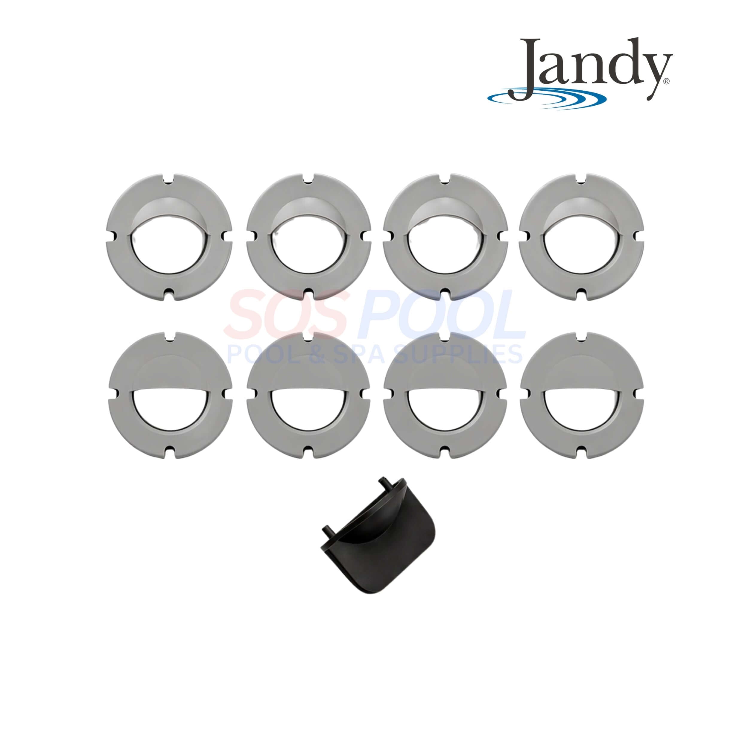Jandy HyrdoCool Nichless Light Lens Cover Kit | Gray | LENSCVRG
