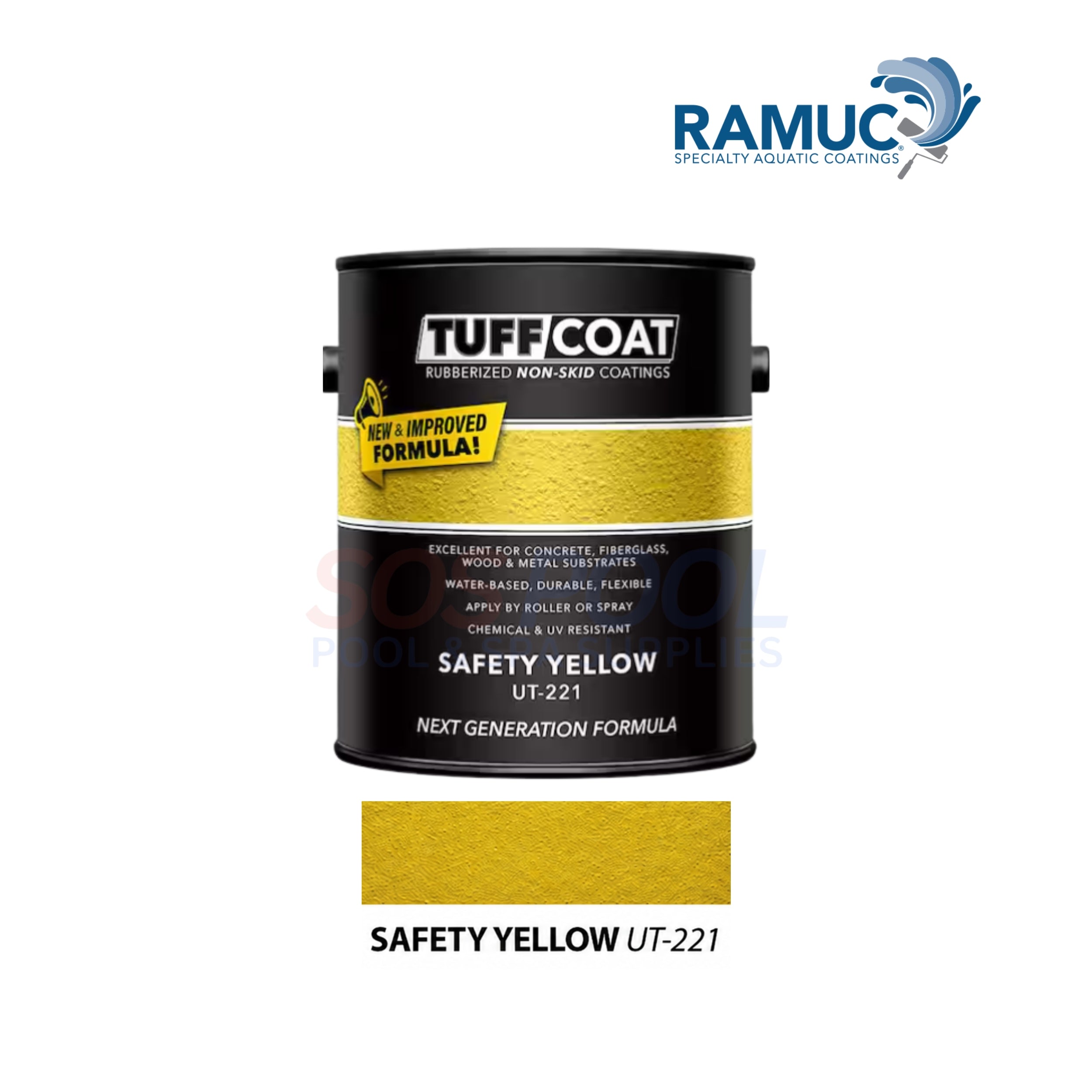 Ramuc Submersible UT-221 Safety Yellow Non-Stick Coating | 22106