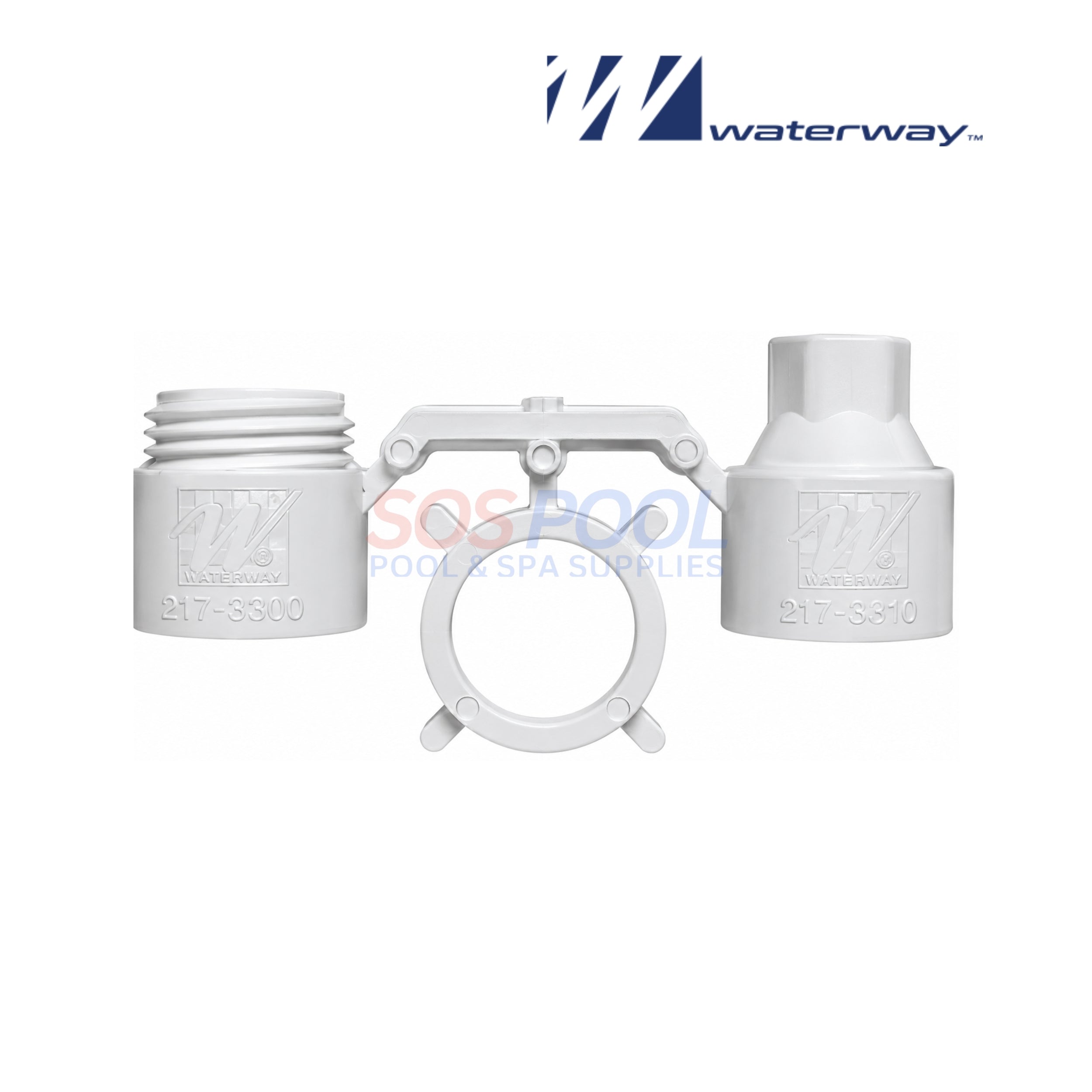 Waterway Gunite Tee Jet | 1/2" Slip | 1" Spigot | 1/2" Tee | 2" Out | 210-3300