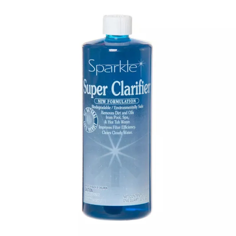 Sparkle Super Clarifier - Water Polisher and Clarifier for Swimming Pools - 3050, 1 qt.