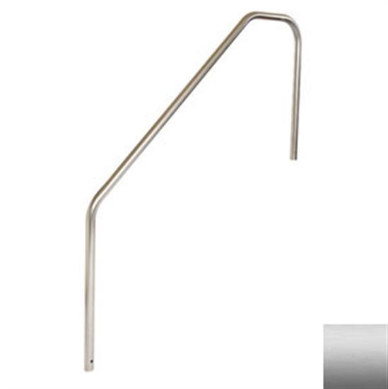 SR Smith 3 Bend 6' High Standard Length Stainless Steel Hand Rail -1' Extension
