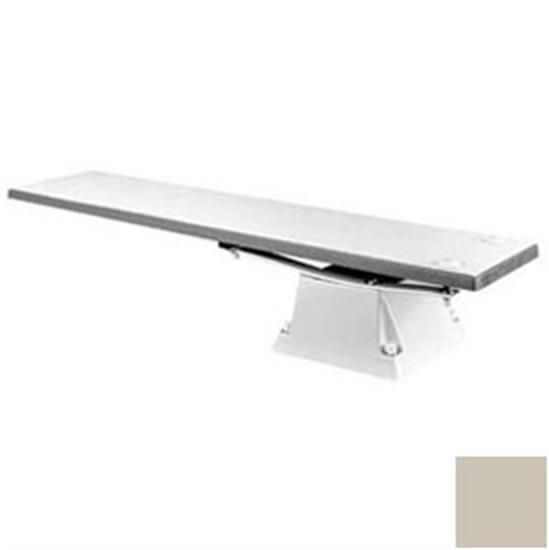 SR Smith Flyte-Deck Stand with 8' Fibre-Dive Board - Silver Gray with Matching Tread