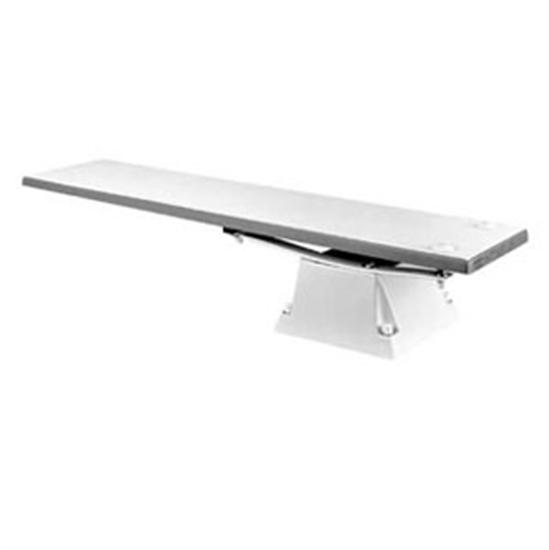 SR Smith Supreme Jump Stand with 8' Frontier III Board Silver Gray with Matching Tread and White Springs - 68-209-61821T