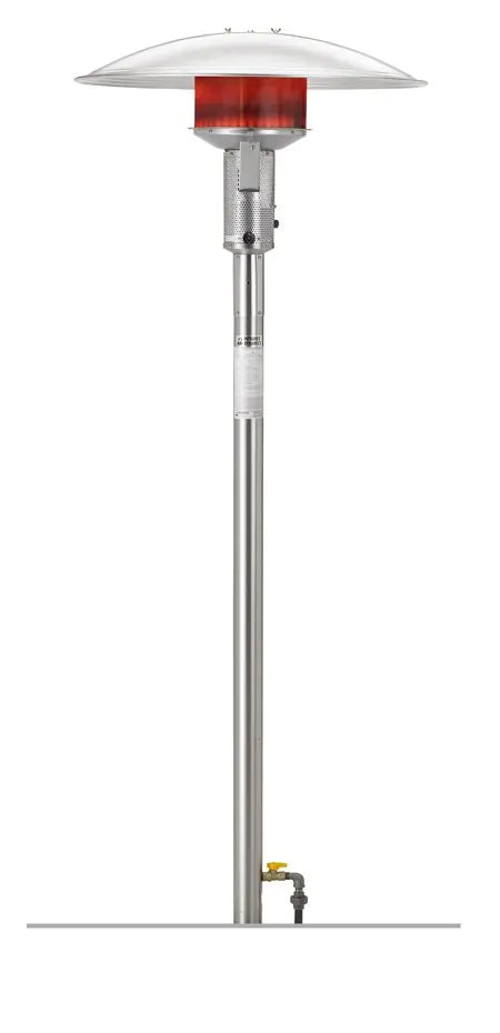 Sunglo PSA265 Permanent Patio Heater, Natural Gas, 24V, Stainless Steel | PSA265VSSE