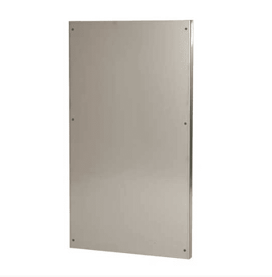 Leisurecraft - 23"x42" Stainless Back Wall Plate - NO Hole