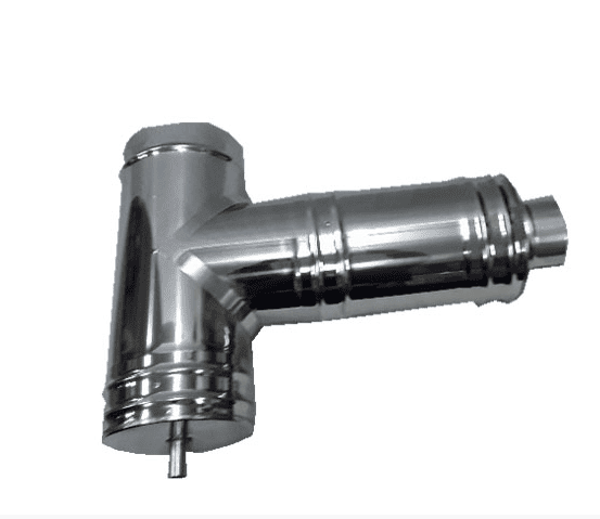 Leisurecraft -Stainless "T" for Insulated Chimney