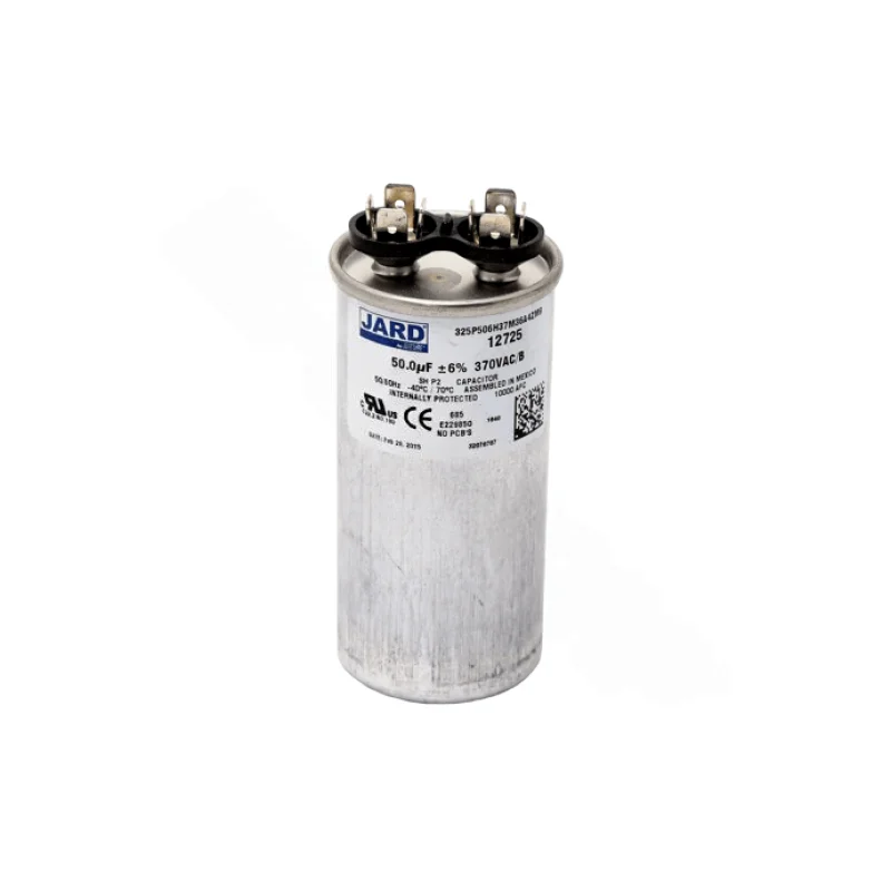 Super-Pro 50 MFD 370V Round Run Capacitor 12725