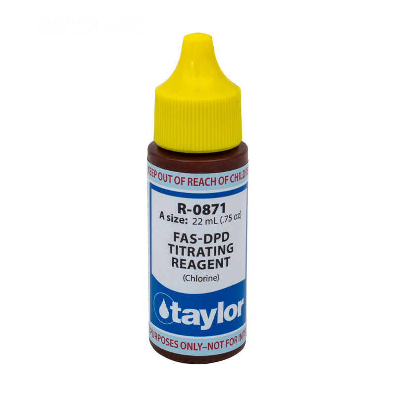 Taylor R-0871-A 0.75 oz FAS-DPD Chlorine Titrating Reagent
