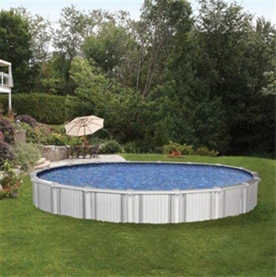 Wilbar International Trinidad 24' Round 54" Aluminum Pool - AG-PT-3024