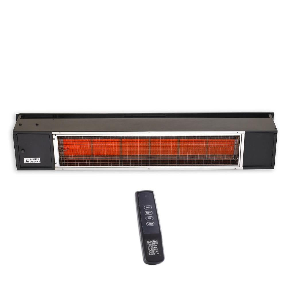 Sunpak S34 Two Stage Infrared Heater, 48", 25,000 and 34,000 BTU, Natural Gas, Black | 12023