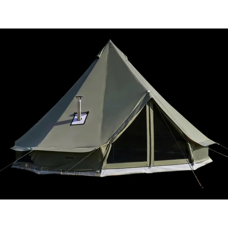 Vevor Bell Tent 9.84' 4-Season Canvas Yurt Camping Tent New