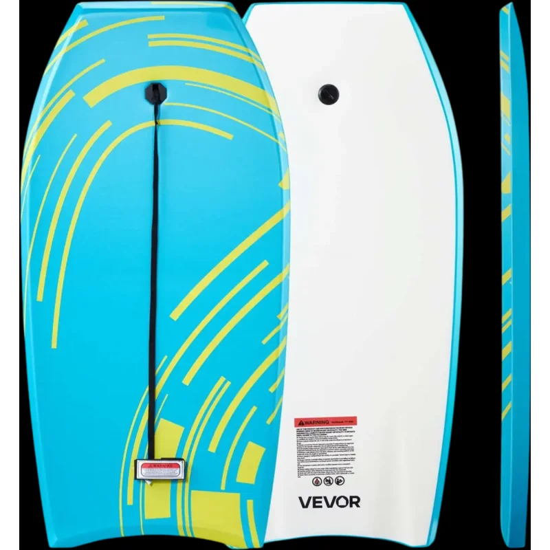 Vevor Bodyboard 42" Beginner Beach Body Board with Wrist Leash New