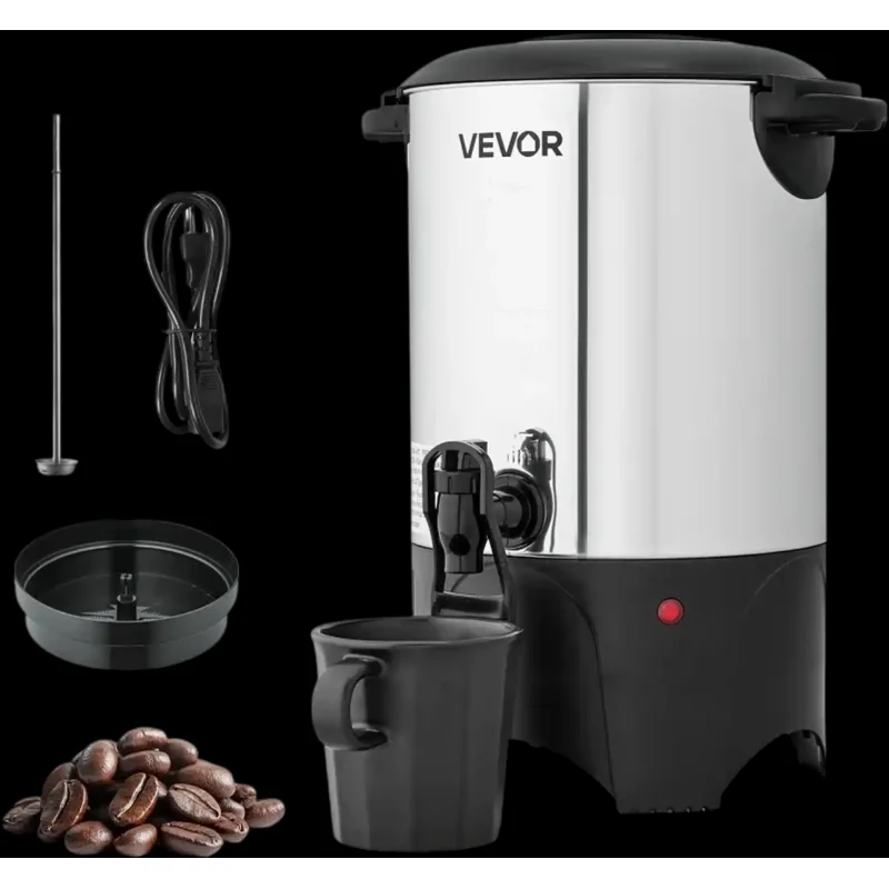 Vevor Commercial Coffee Urn 30 Cup 4.5 L Hot Beverage Dispenser New