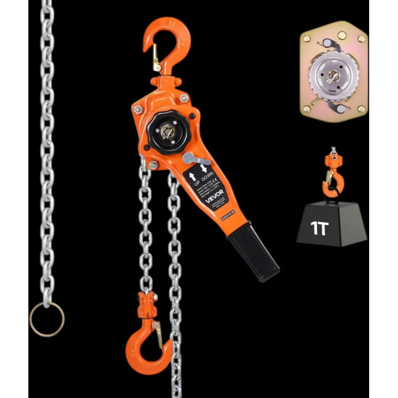 Vevor Manual Lever Chain Hoist 1T 2200 lbs 10' Lift New