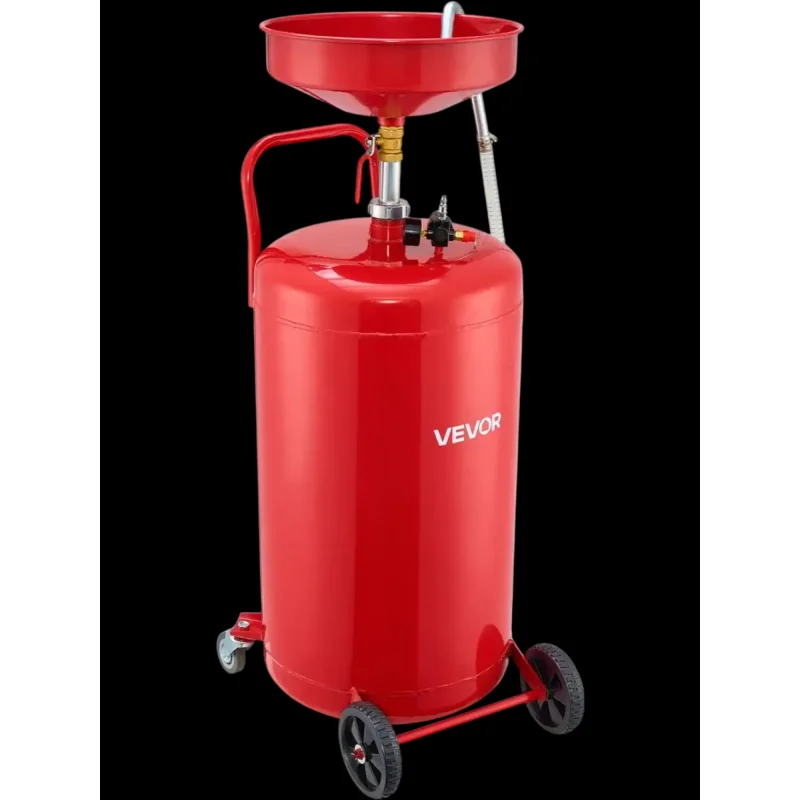 Vevor Oil Drain Tank 25 Gallon Air-Operated Portable Oil Drainer New