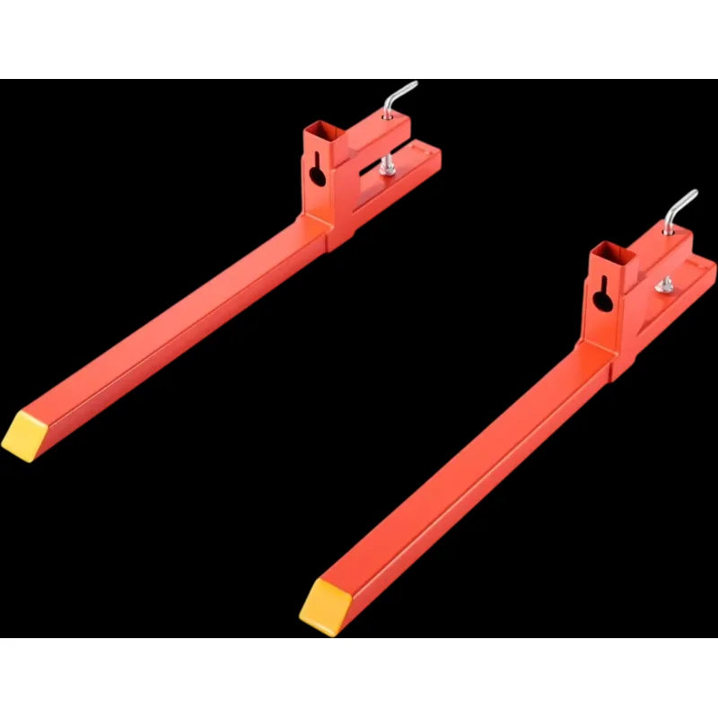 Vevor Pallet Forks 43" Clamp-On Heavy-Duty Quick Attach for Tractor Loader Bucket & Skid Steer New
