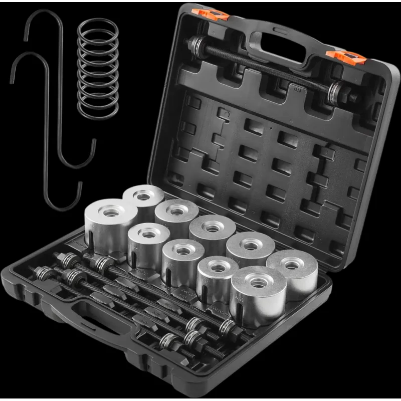 Vevor Press and Pull Sleeve Kit 27-Piece Steel Bush Bearing Removal and Installation Set New
