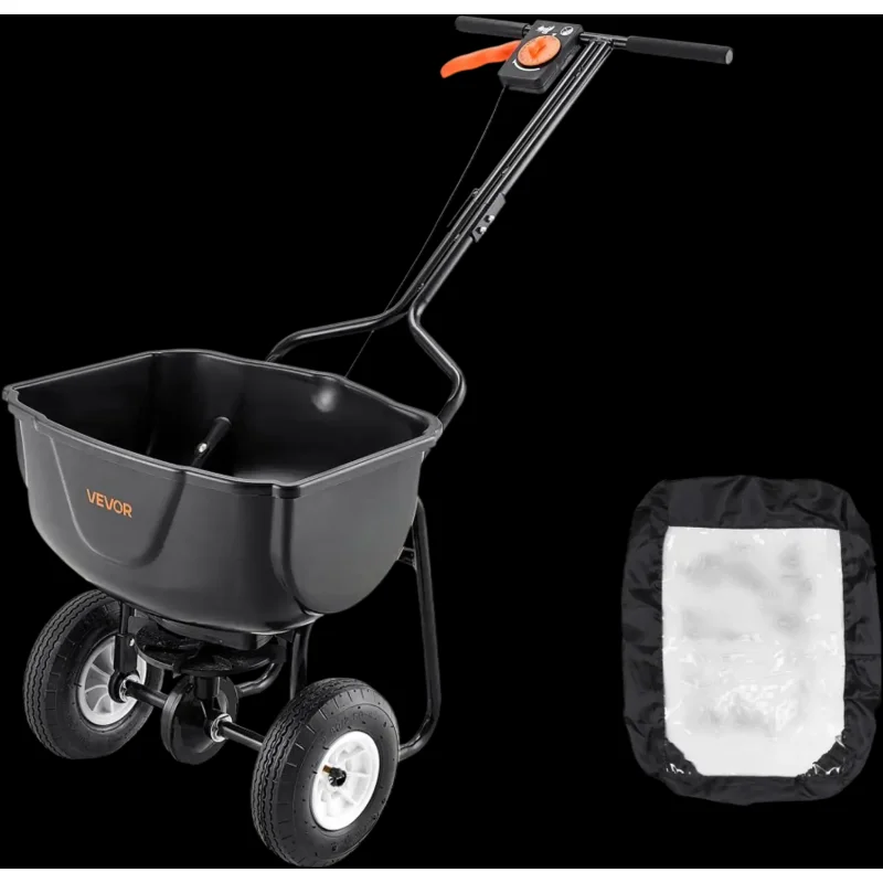 Vevor Push Spreader 60 lb Walk-Behind Broadcast Spreader New