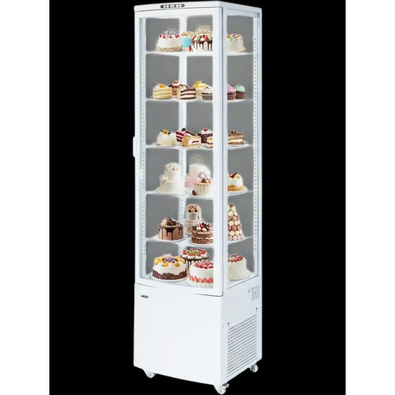 Vevor Refrigerated Display Case 9.8 Cu. Ft. 5-Tier Commercial Cake Refrigerator New