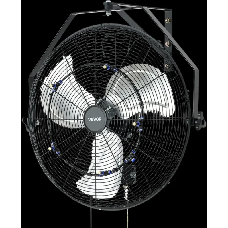 Vevor Wall Mount Fan 20" Misting Industrial Hanging Fan New