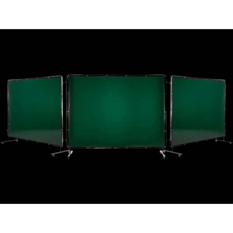 Vevor Welding Screen 3-Panel 6' x 8' Flame-Resistant Vinyl Safety Screen New