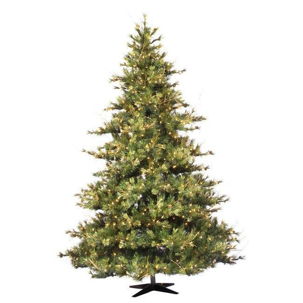 Vickerman 7.5 ft Mixed Country Pine Pre-Lit Christmas Tree