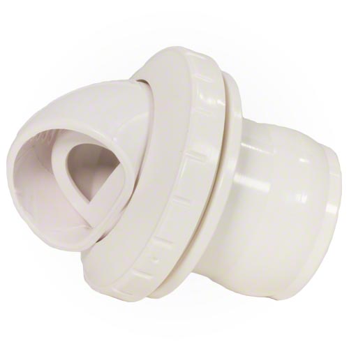 Infusion Self Aligning Slip Inlet V-Fitting - White