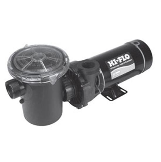 Waterway 1HP 115V Hi Flo Pump With ABG Horizontal 3' Twist Lock