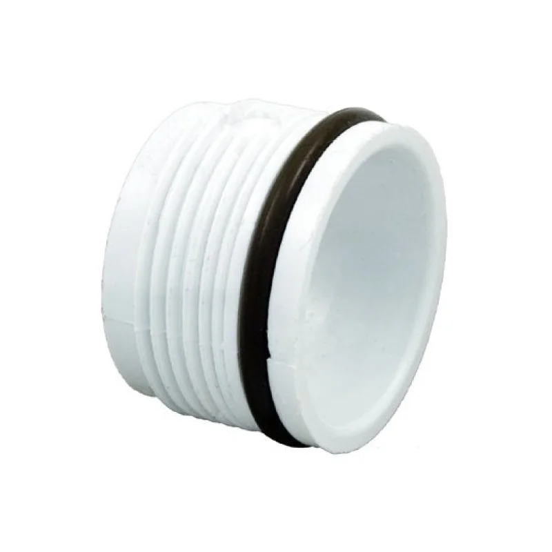 Waterway Plastics Threaded Retainer Ring with O-Ring White - 212-4700