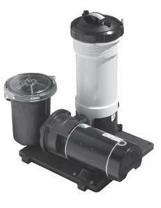 WaterWay 520-4010 TWM Above Ground 50 Sq Ft Cartridge Filter System with 1 HP pump