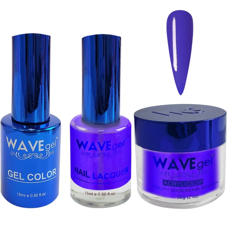 Wave Royal Collection 3-In-1 Matching Combo Set / 1 Gel Polish 0.5 oz. + 1 Lacquer 0.5 oz. + 1 Dip Powder 2 oz. / #WR107 New Palace, Who Dis?