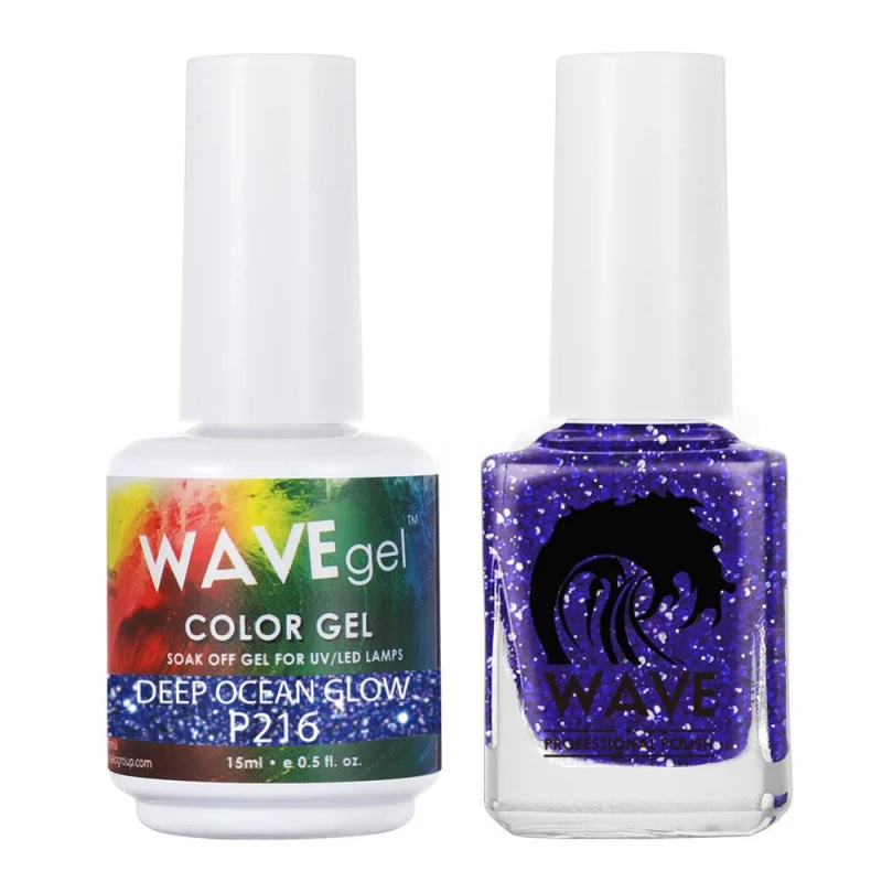 Wave Simplicity Collection 2-In-1 Matching Duo Set / 1 Gel Polish 0.5 oz. + 1 Lacquer 0.5 oz. / #P216 I'll Be Here