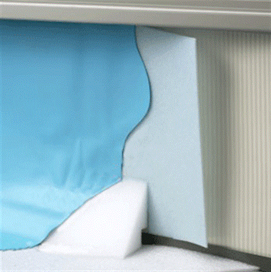 Wall Foam Kit - 18' x 33' Oval - 1-8" thick 48" Tall - 1-125' Roll and 4 Cans of Spray Tack